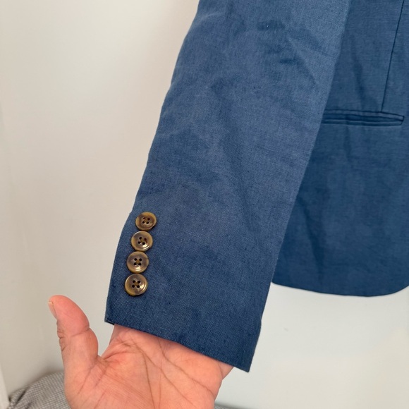 J.crew Crewcuts Ludlow linen blend Blazer size 14 - Picture 4 of 12